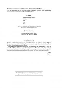 Hadrian's VIlla, Hadrian's Wall (Peter Maxwell Davies) 