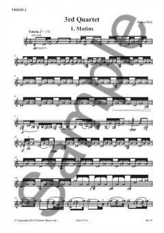 3rd Quartet von Simon Holt 