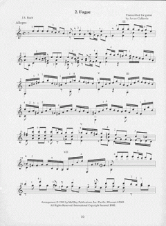 J. S. Bach Transcriptions For Classic Guitar von J.S. Bach 