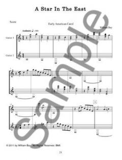 Christmas Guitar Portraits: Duets For Two Acoustic Guitars von William Bay 