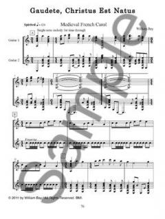 Christmas Guitar Portraits: Duets For Two Acoustic Guitars von William Bay 