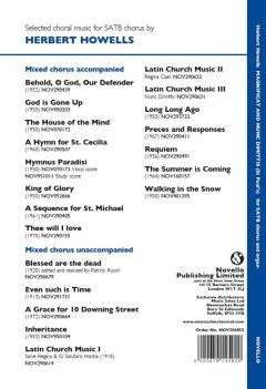 Magnificat And Nunc Dimittis - St Paul's von Herbert Howells 