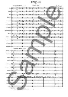 Parade For Concert Band (Anders Koppel) 