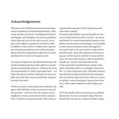 Improvised Music - Essays And Interviews 