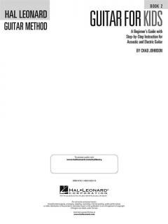 Guitar For Kids Book 2 (Audio online) von Chad Johnson 