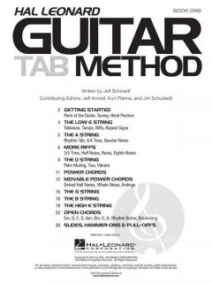 Hal Leonard Guitar Tab Method von Jeff Schroedl 