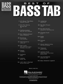 Best of Bass Tab 