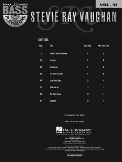 Bass Play-Along Vol. 51: Stevie Ray Vaughan (Stevie Ray Vaughan) 
