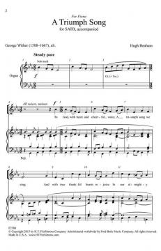 A Triumph Song (Hugh Benham) 
