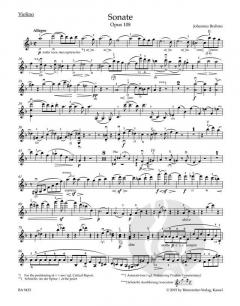 Sonate für Violine und Klavier d-Moll op. 108 von Johannes Brahms im Alle Noten Shop kaufen