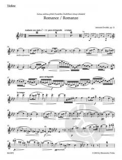 Romanze op. 11 von Antonín Dvorák 