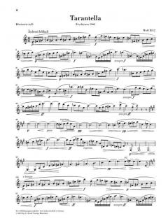 Tarantella und Albumblatt von Max Reger für Klarinette und Klavier im Alle Noten Shop kaufen