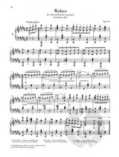 Walzer op. 39 von Johannes Brahms 