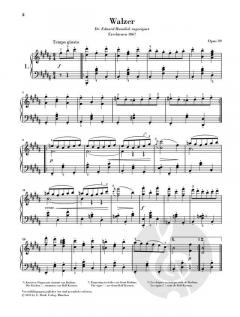 Walzer op. 39 von Johannes Brahms 