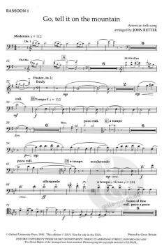 Go, tell it on the mountain von John Rutter 