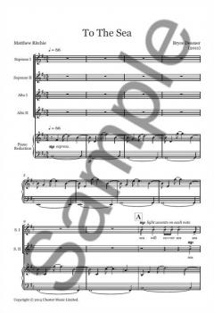 To The Sea (Vocal Score) (Bryce Dessner) 
