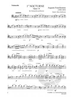 1er Nocturne op. 14 von August-Joseph Franchomme für Violoncello und Klavier im Alle Noten Shop kaufen