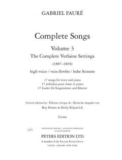 Complete Songs Vol. 3 von Gabriel Fauré 
