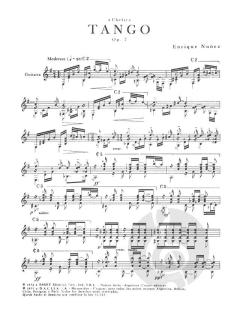 Tango para Guitarra Op. 7 von Lennie Niehaus 