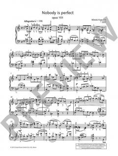 Nobody is perfect op. 151 von Nikolai Kapustin 