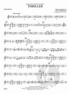 Thriller von Michael Jackson für Percussion Ensemble im Alle Noten Shop kaufen