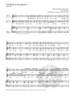 Ein Kind ist uns geboren SWV 497 von Heinrich Schütz 