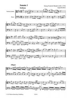 12 Kasseler Sonaten Heft 1 von Georg Friedrich Händel 