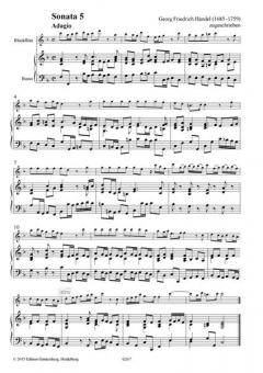 12 Kasseler Sonaten Heft 2 von Georg Friedrich Händel 