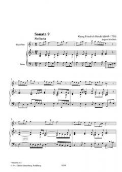 12 Kasseler Sonaten Heft 3 von Georg Friedrich Händel 