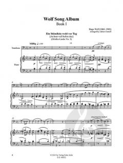 Wolf Song Album I von Hugo Wolf 