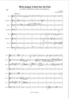 Mein junges Leben hat ein End von Jan Pieter Sweelinck für Holzbläser Oktett im Alle Noten Shop kaufen