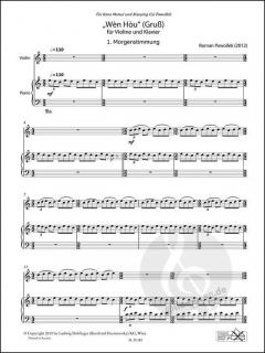 Wen Hou (Gruß/Greetings) von Roman Pawollek für Violine und Klavier im Alle Noten Shop kaufen