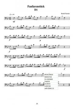 Übungsheft Bariton D1 von Bernd Nawrat im Alle Noten Shop kaufen