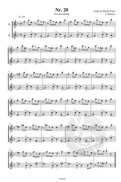 24 Latin-Duette in C (Violinschlüssel) von Bernd Frank 