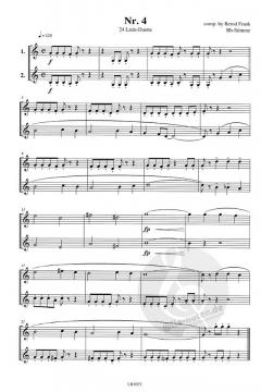 24 Latin-Duette in Bb (tiefe Lage) von Bernd Frank 