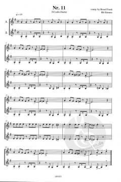 24 Latin-Duette in Bb (tiefe Lage) von Bernd Frank 