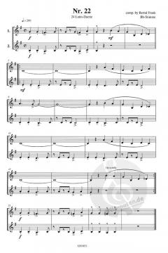 24 Latin-Duette in Bb (tiefe Lage) von Bernd Frank 