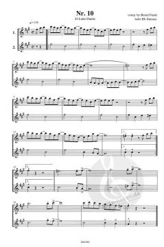 24 Latin-Duette in Bb (hohe Lage) von Bernd Frank 