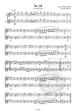 24 Latin-Duette in Bb (hohe Lage) von Bernd Frank 