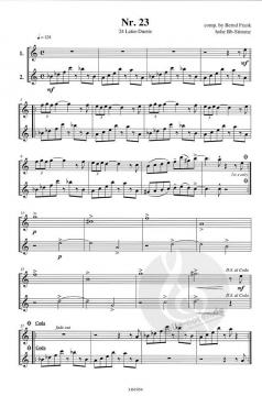 24 Latin-Duette in Bb (hohe Lage) von Bernd Frank 
