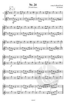 24 Latin-Duette in Eb von Bernd Frank 