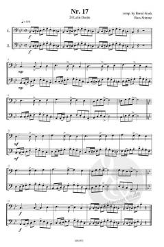 24 Latin-Duette in C (Bassschlüssel) von Bernd Frank 