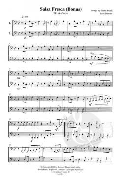 24 Latin-Duette in C (Bassschlüssel) von Bernd Frank 