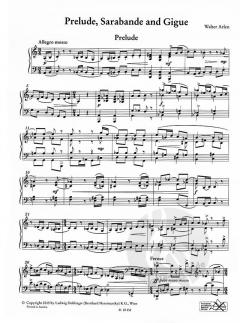 Prelude, Sarabande and Gigue von Walter Arlen für Klavier solo im Alle Noten Shop kaufen