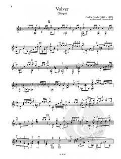 Tangos für Gitarre von Carlos Gardel 