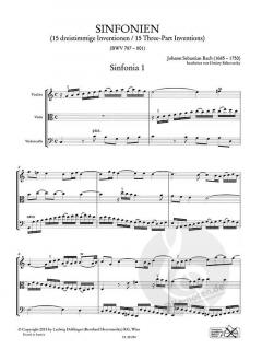 Sinfonien BWV 787-801 von Johann Sebastian Bach 