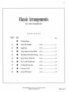 Classic Arrangements for Alto Saxophone von Glenn Zottola 