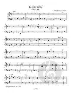 An Easy Handel Organ Album von Georg Friedrich Händel 