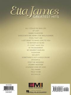 Original Keys For Singers: Etta James Greatest Hits von Etta James 