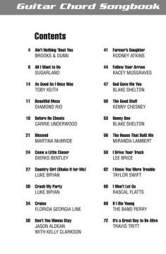 Country Hits - Guitar Chord Songbook 